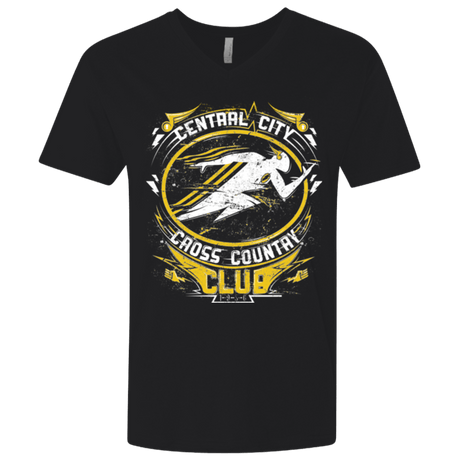 T-Shirts Black / X-Small Cross Country Club Men's Premium V-Neck