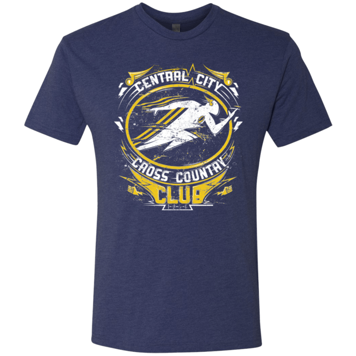 T-Shirts Vintage Navy / Small Cross Country Club Men's Triblend T-Shirt