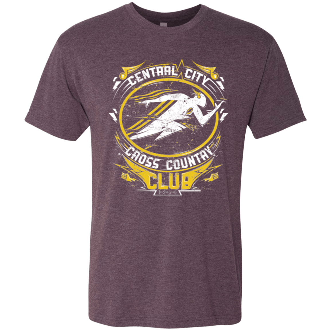 T-Shirts Vintage Purple / Small Cross Country Club Men's Triblend T-Shirt