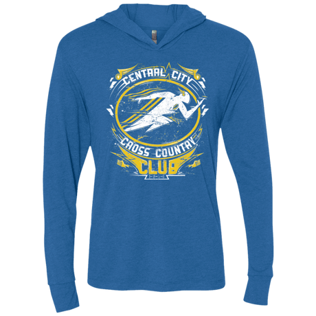 T-Shirts Vintage Royal / X-Small Cross Country Club Triblend Long Sleeve Hoodie Tee