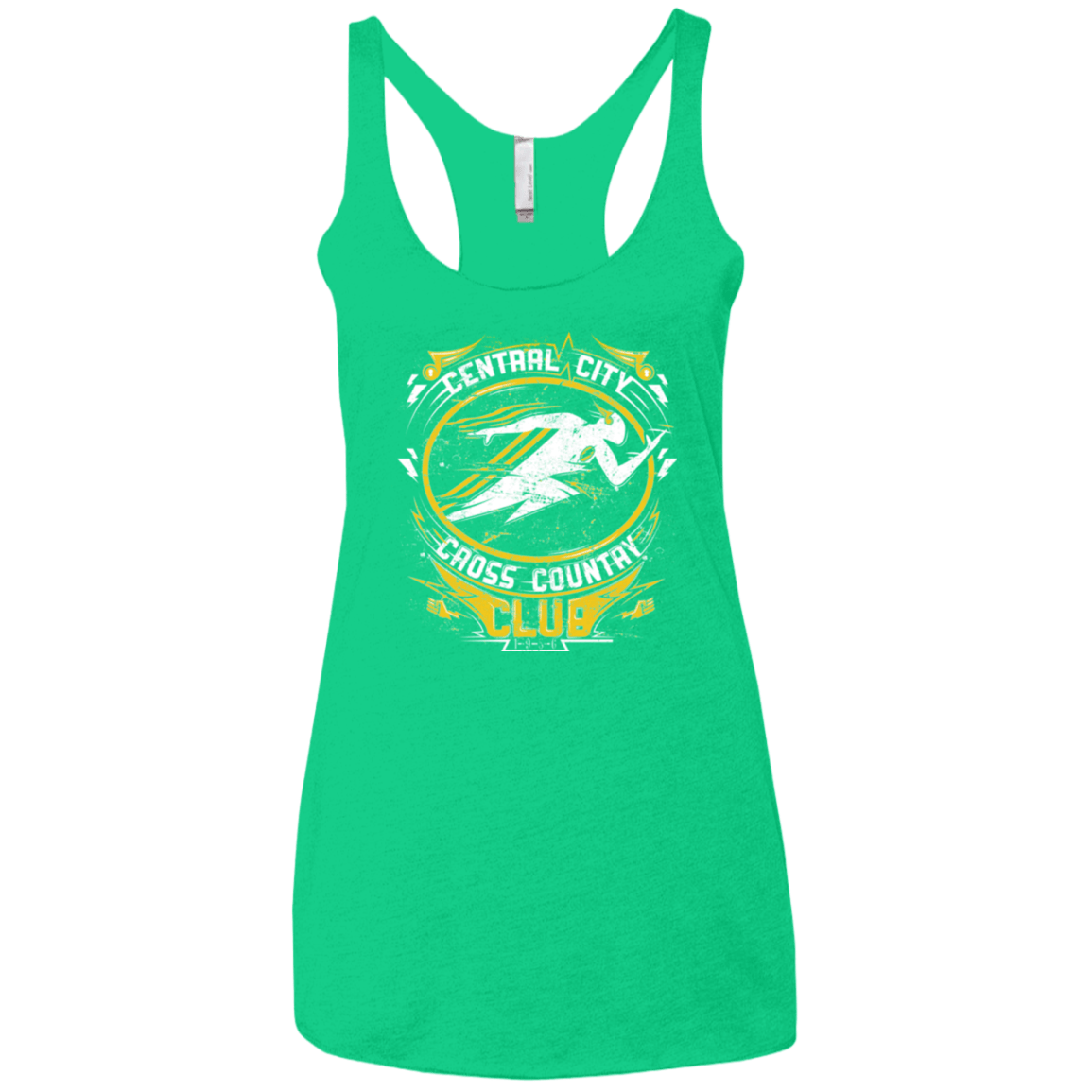 T-Shirts Envy / X-Small Cross Country Club Women's Triblend Racerback Tank