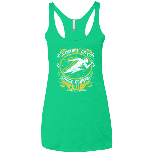 T-Shirts Envy / X-Small Cross Country Club Women's Triblend Racerback Tank