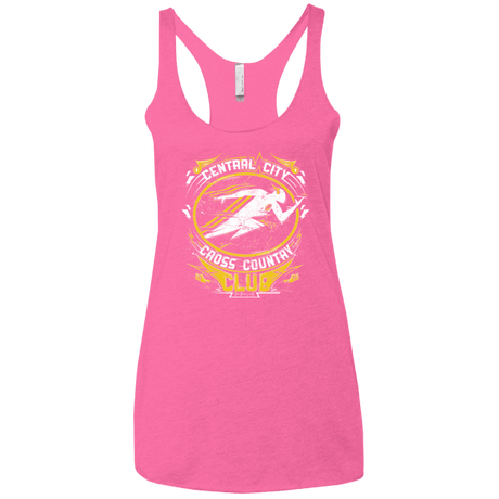 T-Shirts Vintage Pink / X-Small Cross Country Club Women's Triblend Racerback Tank