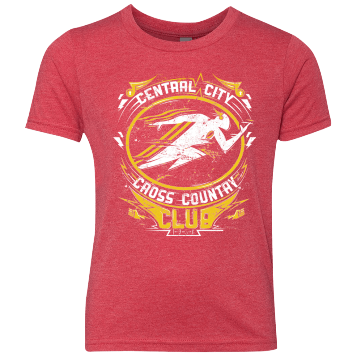 T-Shirts Vintage Red / YXS Cross Country Club Youth Triblend T-Shirt