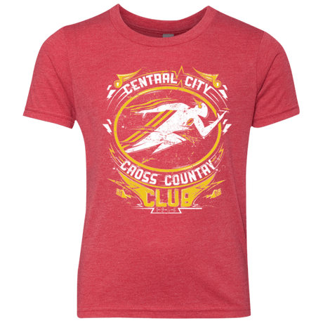 T-Shirts Vintage Red / YXS Cross Country Club Youth Triblend T-Shirt