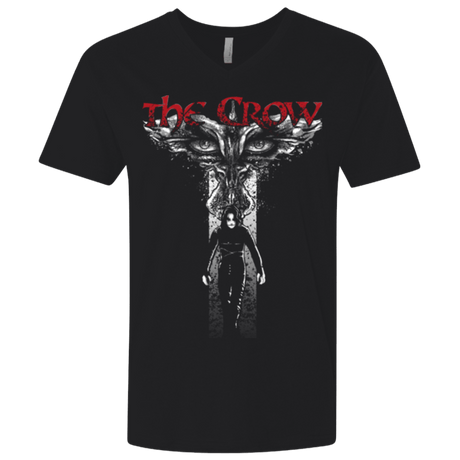 T-Shirts Black / X-Small Cross Crown Men's Premium V-Neck