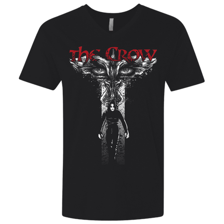 T-Shirts Black / X-Small Cross Crown Men's Premium V-Neck