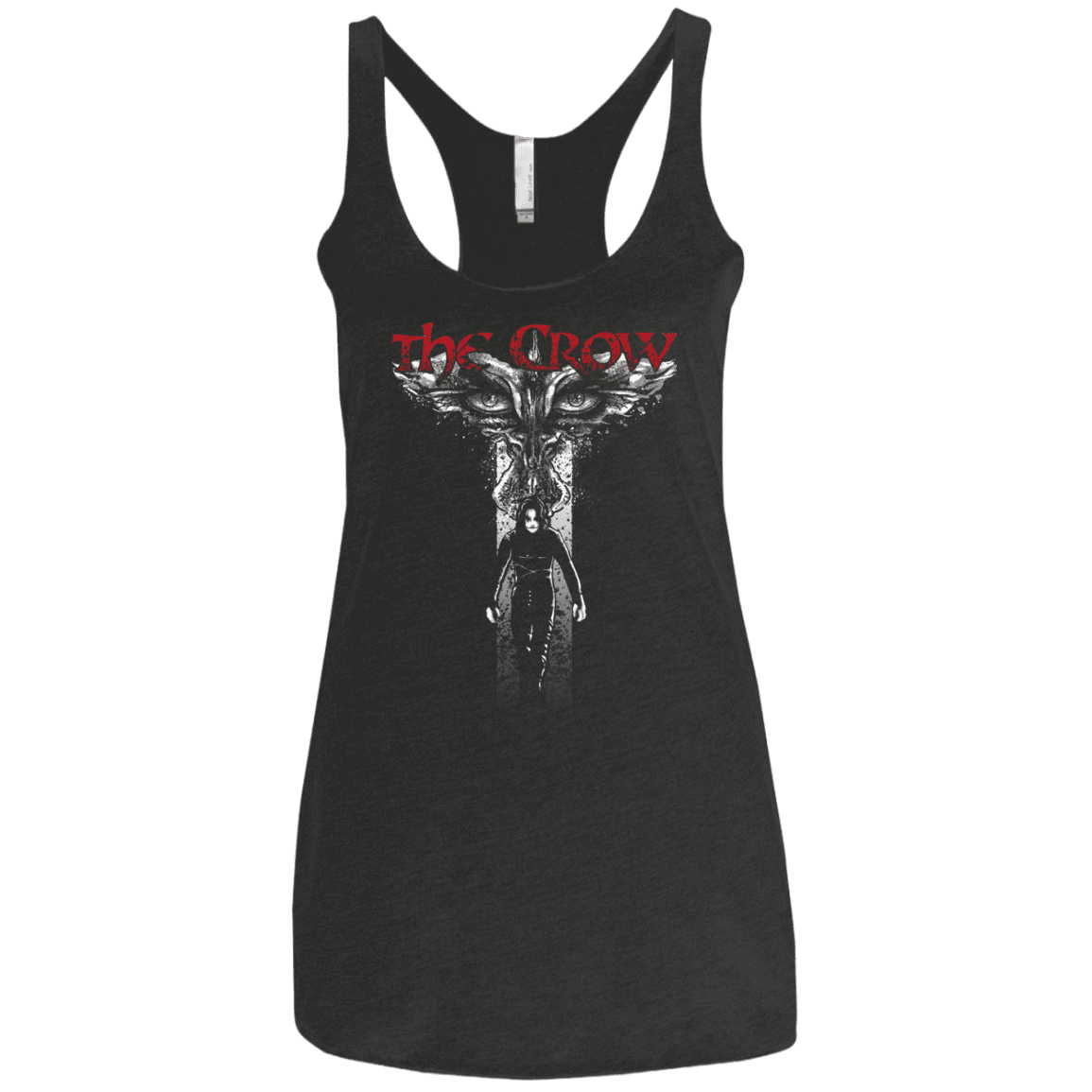 T-Shirts Vintage Black / X-Small Cross Crown Women's Triblend Racerback Tank