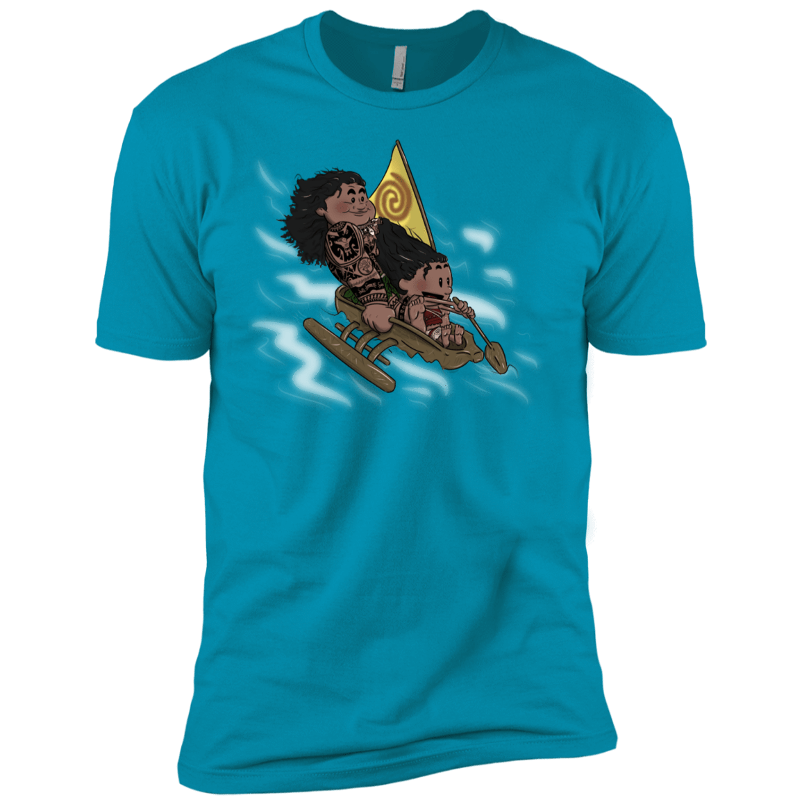 T-Shirts Turquoise / YXS Cross to The Ocean Boys Premium T-Shirt