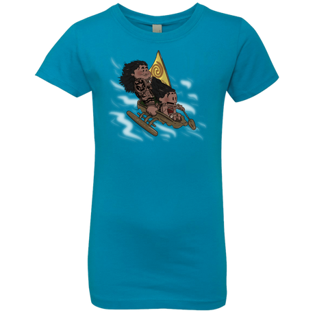 T-Shirts Turquoise / YXS Cross to The Ocean Girls Premium T-Shirt