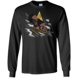 T-Shirts Black / S Cross to The Ocean Men's Long Sleeve T-Shirt