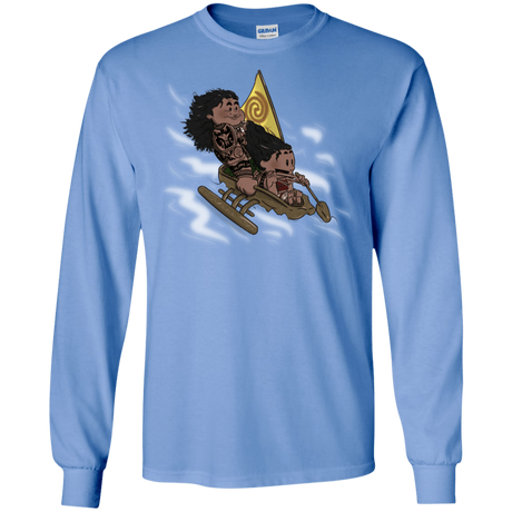 T-Shirts Carolina Blue / S Cross to The Ocean Men's Long Sleeve T-Shirt