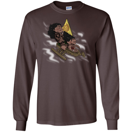 T-Shirts Dark Chocolate / S Cross to The Ocean Men's Long Sleeve T-Shirt