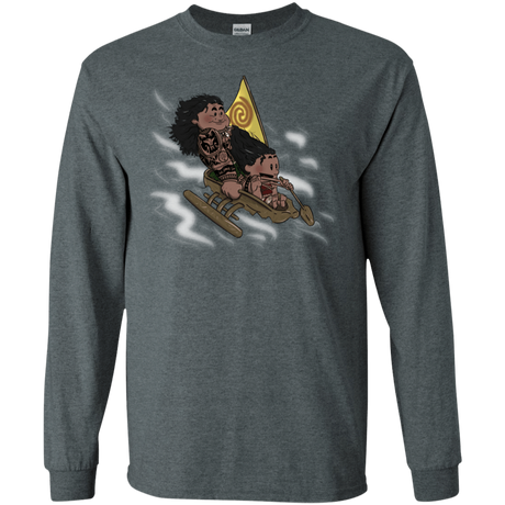 T-Shirts Dark Heather / S Cross to The Ocean Men's Long Sleeve T-Shirt