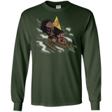 T-Shirts Forest Green / S Cross to The Ocean Men's Long Sleeve T-Shirt