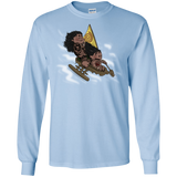 T-Shirts Light Blue / S Cross to The Ocean Men's Long Sleeve T-Shirt