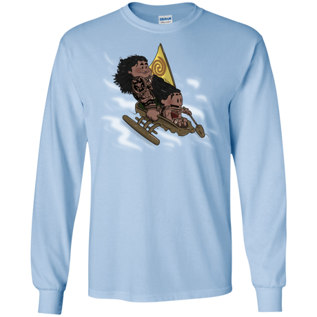 T-Shirts Light Blue / S Cross to The Ocean Men's Long Sleeve T-Shirt