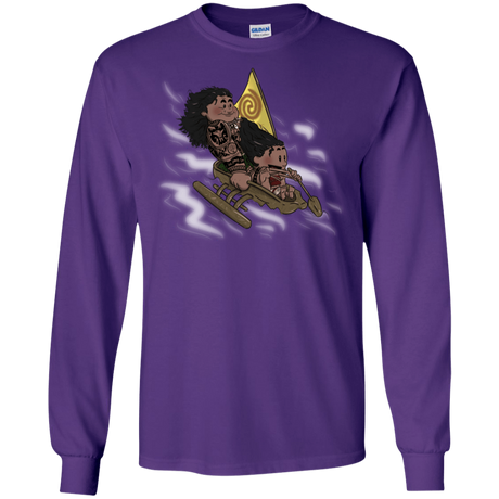 T-Shirts Purple / S Cross to The Ocean Men's Long Sleeve T-Shirt