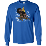 T-Shirts Royal / S Cross to The Ocean Men's Long Sleeve T-Shirt