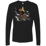 T-Shirts Black / S Cross to The Ocean Men's Premium Long Sleeve