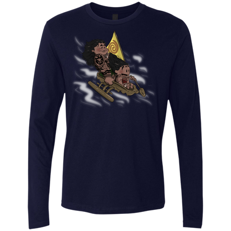 T-Shirts Midnight Navy / S Cross to The Ocean Men's Premium Long Sleeve