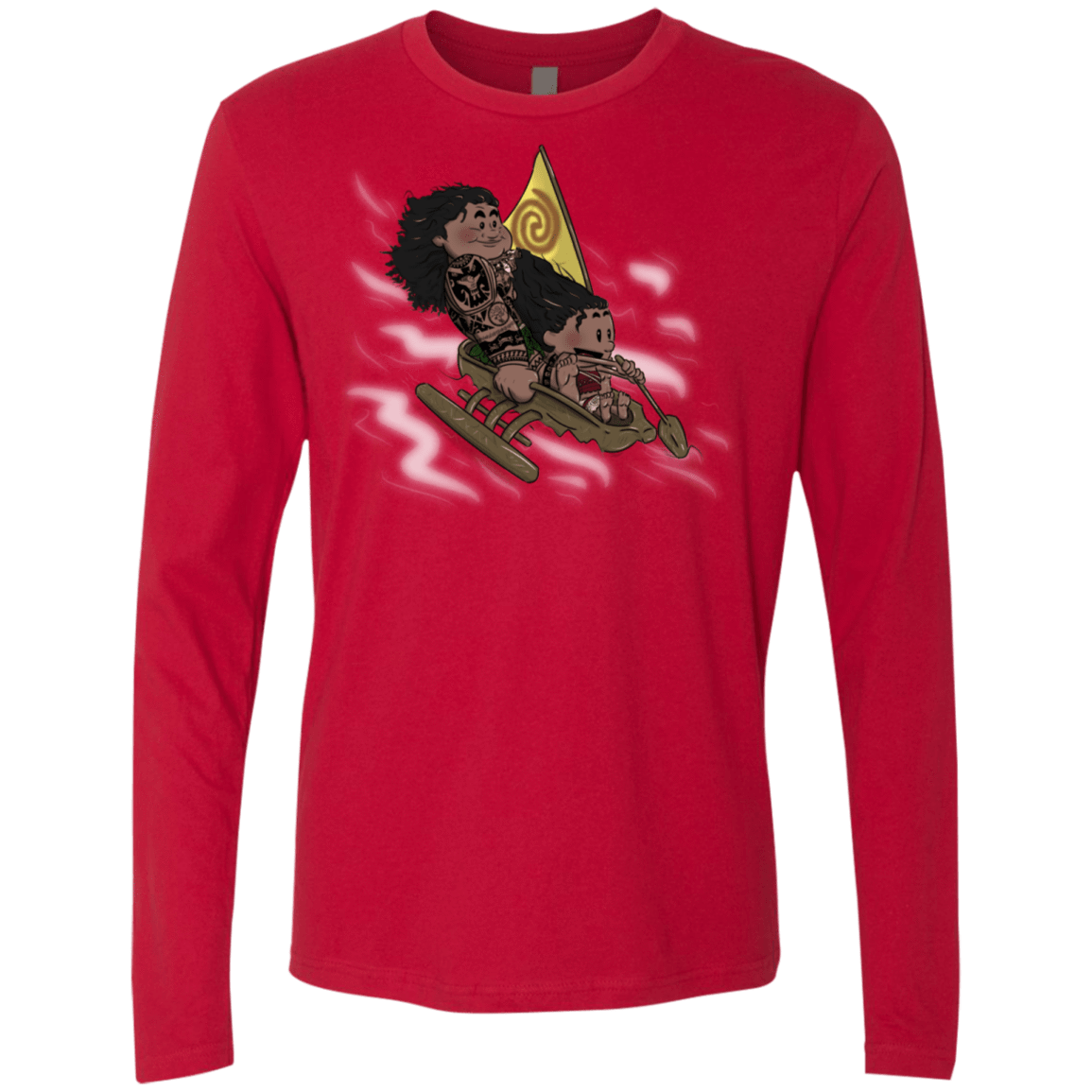 T-Shirts Red / S Cross to The Ocean Men's Premium Long Sleeve
