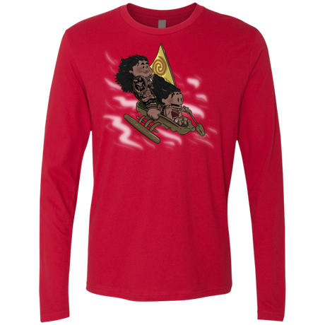 T-Shirts Red / S Cross to The Ocean Men's Premium Long Sleeve