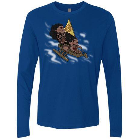 T-Shirts Royal / S Cross to The Ocean Men's Premium Long Sleeve