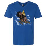 T-Shirts Royal / X-Small Cross to The Ocean Men's Premium V-Neck