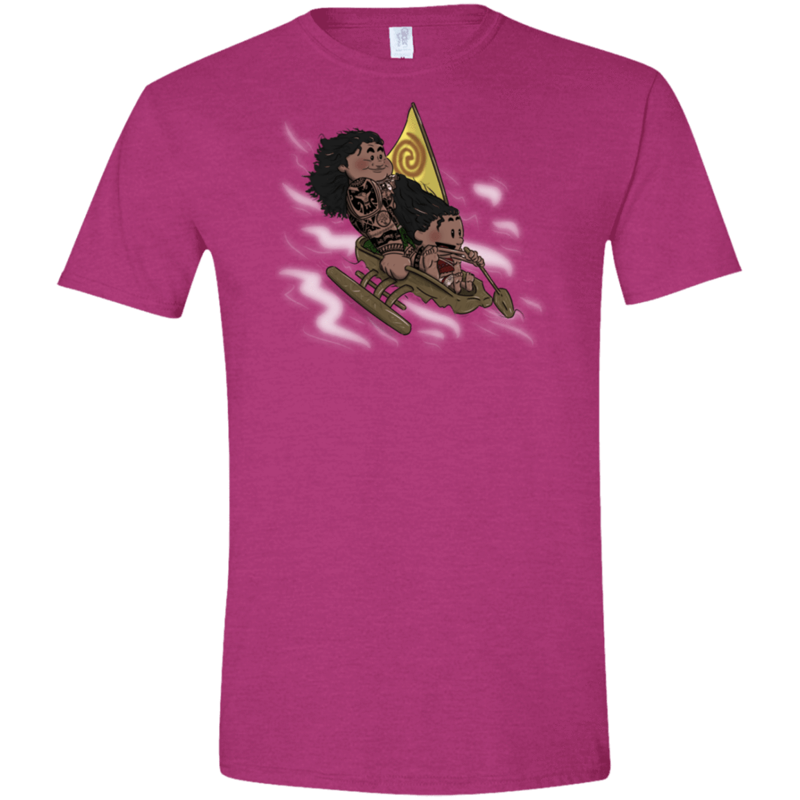 T-Shirts Antique Heliconia / S Cross to The Ocean Men's Semi-Fitted Softstyle