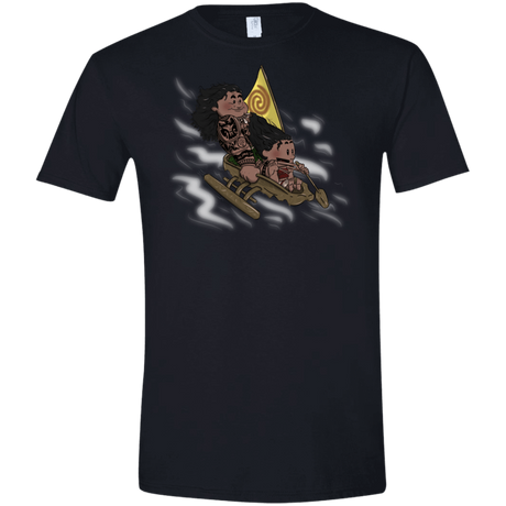 T-Shirts Black / X-Small Cross to The Ocean Men's Semi-Fitted Softstyle