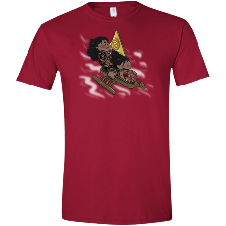 T-Shirts Cardinal Red / S Cross to The Ocean Men's Semi-Fitted Softstyle