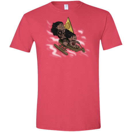 T-Shirts Heather Red / S Cross to The Ocean Men's Semi-Fitted Softstyle