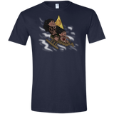 T-Shirts Navy / X-Small Cross to The Ocean Men's Semi-Fitted Softstyle