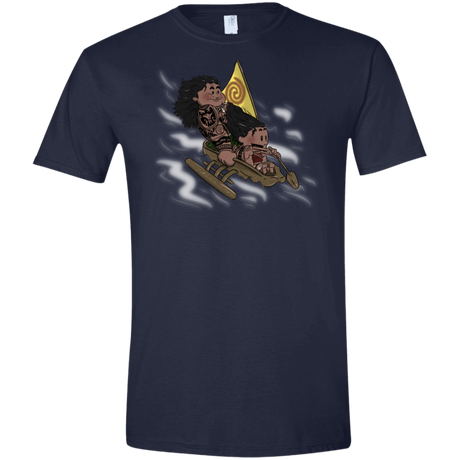 T-Shirts Navy / X-Small Cross to The Ocean Men's Semi-Fitted Softstyle