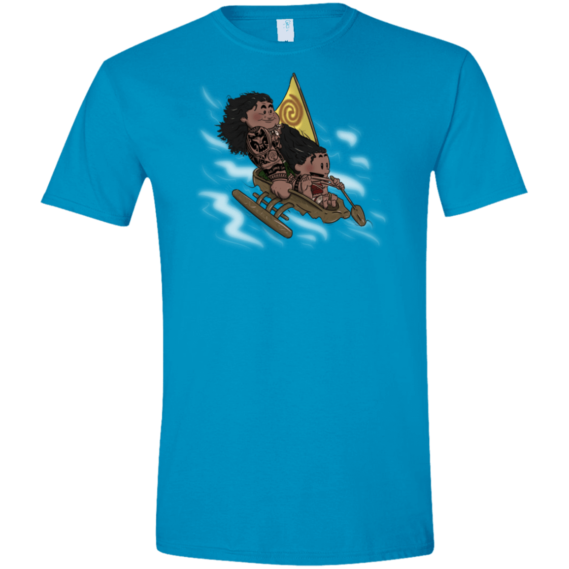 T-Shirts Sapphire / S Cross to The Ocean Men's Semi-Fitted Softstyle