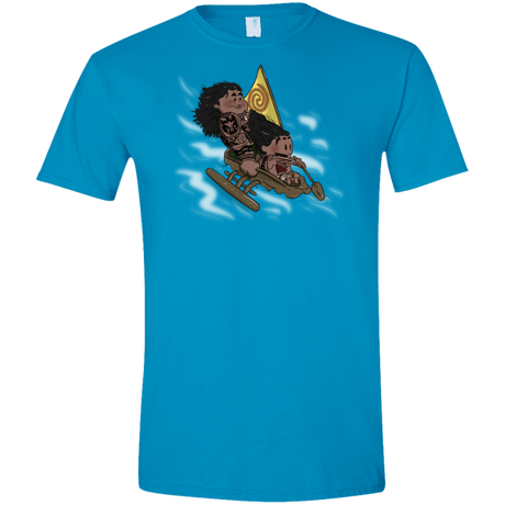 T-Shirts Sapphire / S Cross to The Ocean Men's Semi-Fitted Softstyle