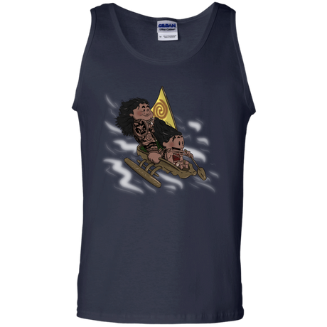 T-Shirts Navy / S Cross to The Ocean Men's Tank Top