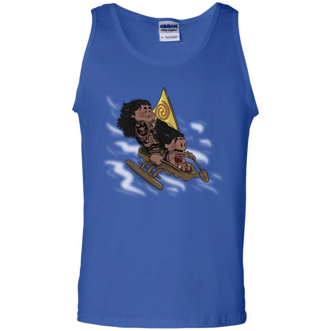 T-Shirts Royal / S Cross to The Ocean Men's Tank Top