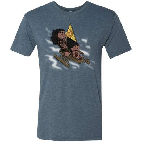 T-Shirts Indigo / S Cross to The Ocean Men's Triblend T-Shirt