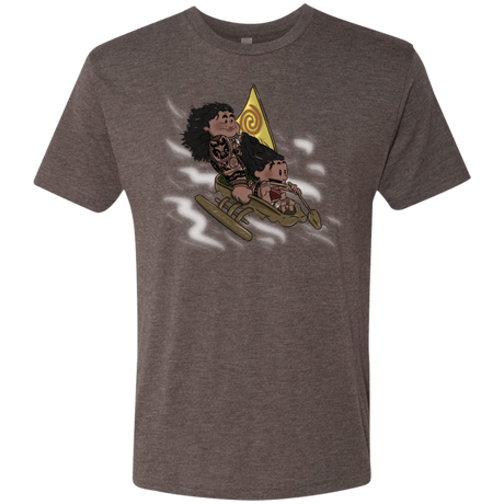 T-Shirts Macchiato / S Cross to The Ocean Men's Triblend T-Shirt