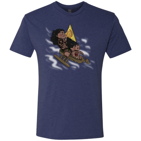 T-Shirts Vintage Navy / S Cross to The Ocean Men's Triblend T-Shirt