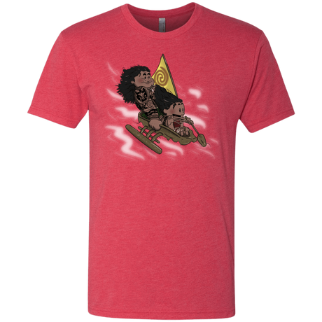 T-Shirts Vintage Red / S Cross to The Ocean Men's Triblend T-Shirt