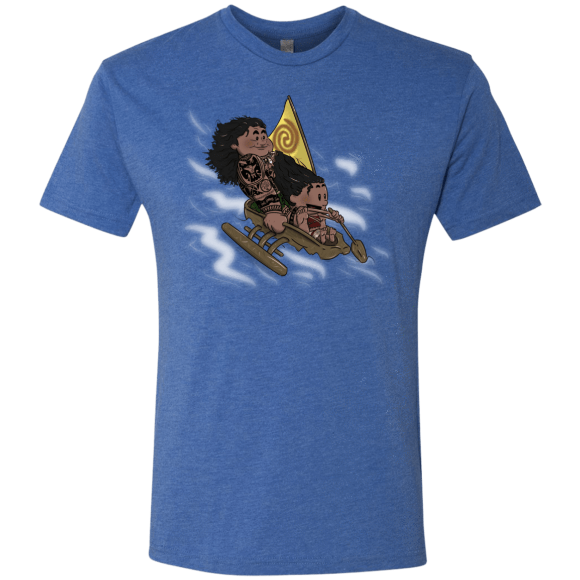 T-Shirts Vintage Royal / S Cross to The Ocean Men's Triblend T-Shirt