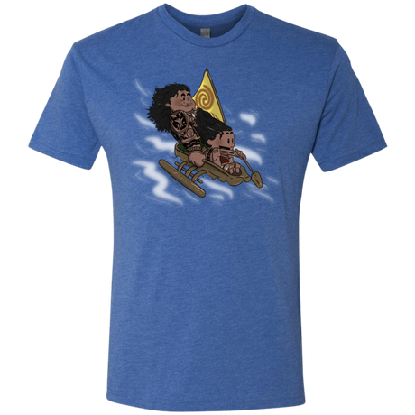 T-Shirts Vintage Royal / S Cross to The Ocean Men's Triblend T-Shirt