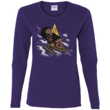 T-Shirts Purple / S Cross to The Ocean Women's Long Sleeve T-Shirt