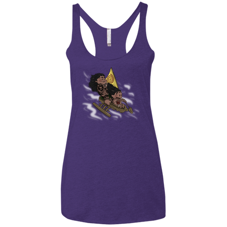 T-Shirts Purple Rush / X-Small Cross to The Ocean Women's Triblend Racerback Tank