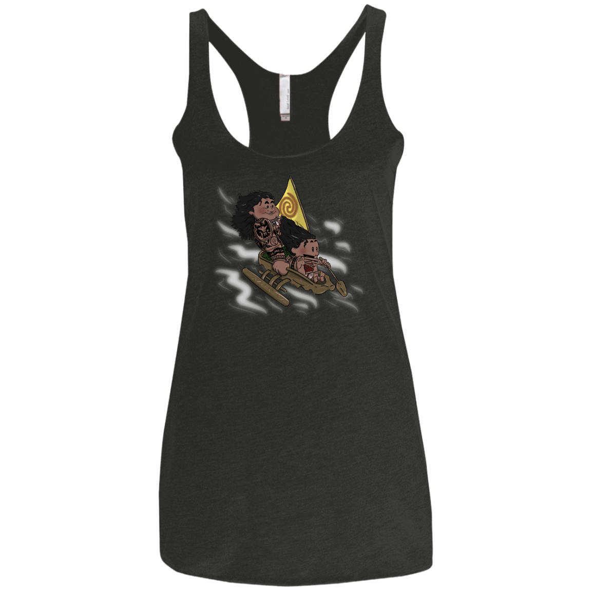 T-Shirts Vintage Black / X-Small Cross to The Ocean Women's Triblend Racerback Tank