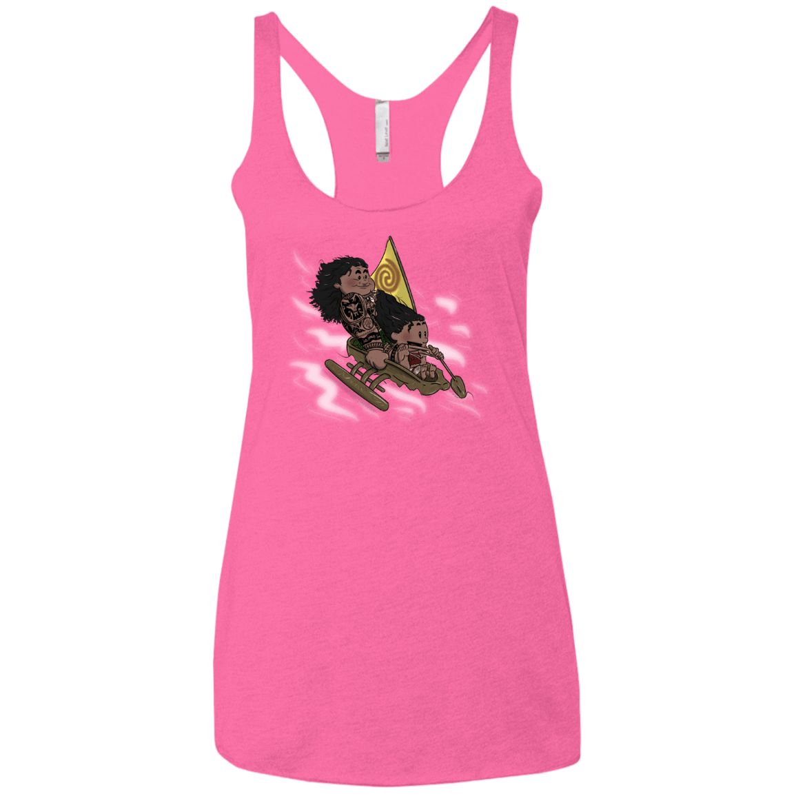 T-Shirts Vintage Pink / X-Small Cross to The Ocean Women's Triblend Racerback Tank
