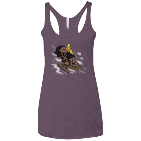 T-Shirts Vintage Purple / X-Small Cross to The Ocean Women's Triblend Racerback Tank